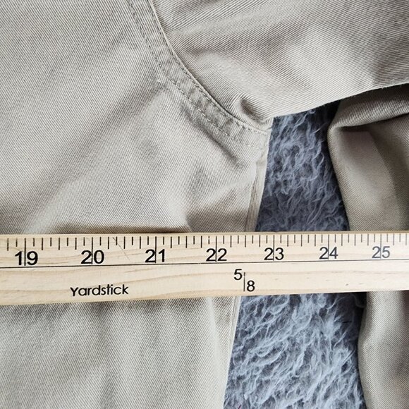 Wrangler Shirt Mens Large Tan Long Sleeve Pearl Snap Brushpopper Western *Read* - Picture 4 of 10